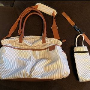 Canvas diaper bag